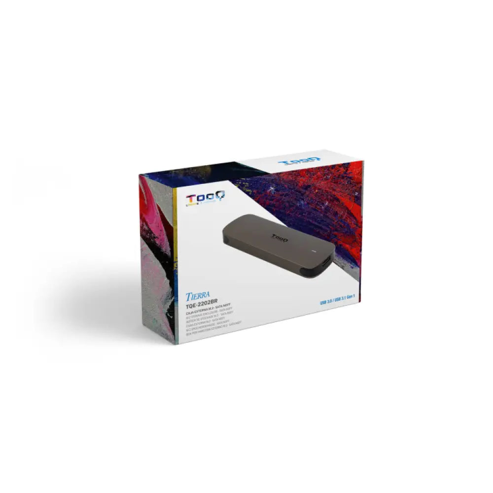 TooQ Caja Externa para SSD M.2 NGFF. Marrón - detalle