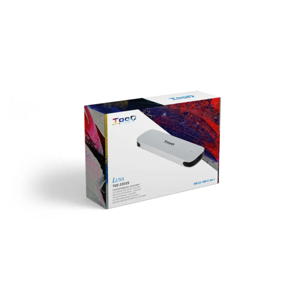 TooQ Caja Externa para SSD M.2 NGFF. Plata - detalle