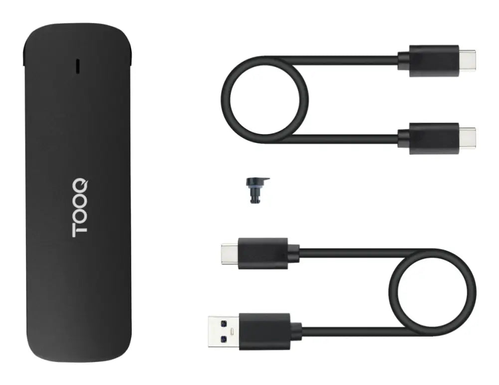 TooQ Caja Externa para SSD M.2 NVMe. Negro - detalle