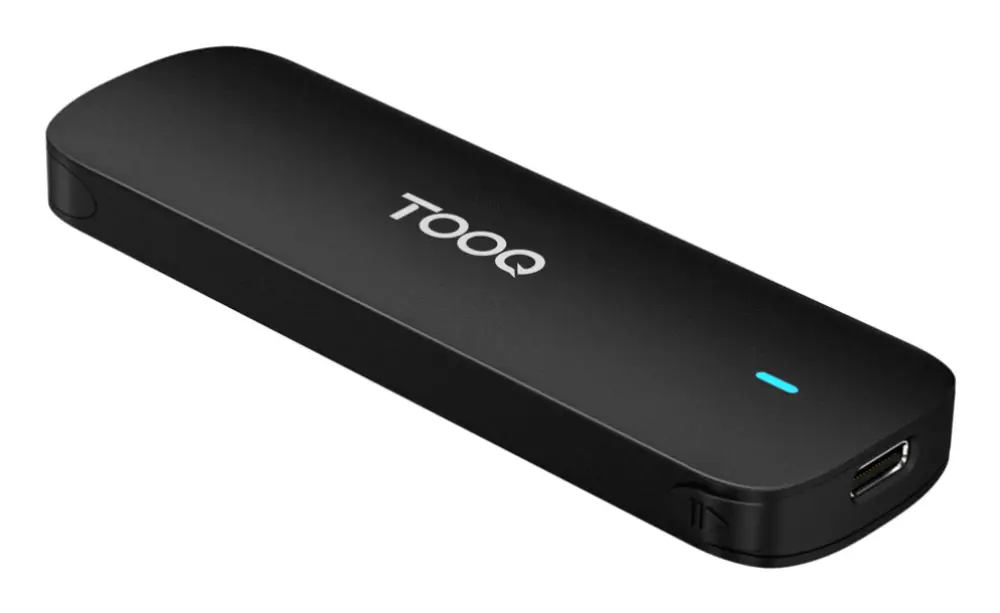 TooQ Caja Externa para SSD M.2 NVMe. Negro - detalle
