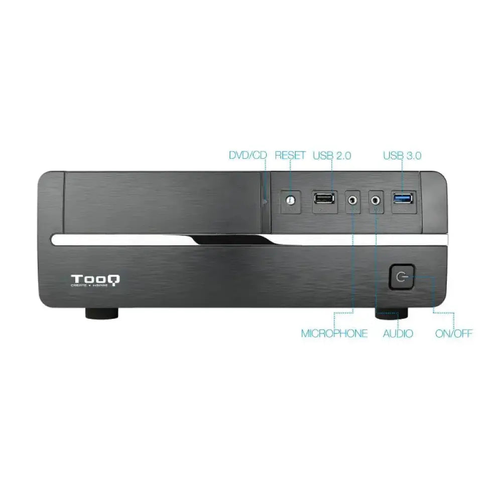 Tooq Caja Micro ATX/ITX TQC-3005U3 500W USB3.0 - detalle