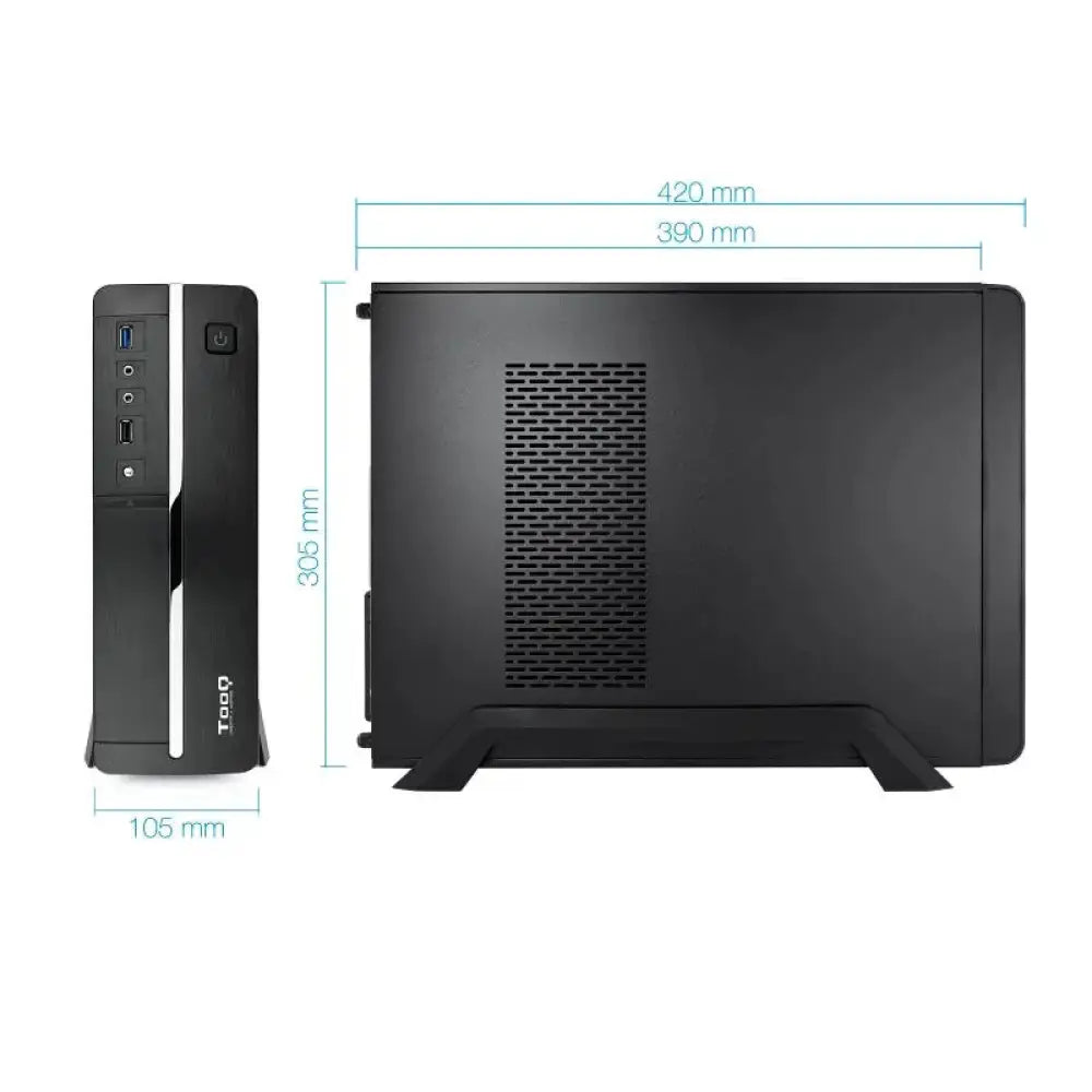 Tooq Caja Micro ATX/ITX TQC-3005U3 500W USB3.0 - detalle