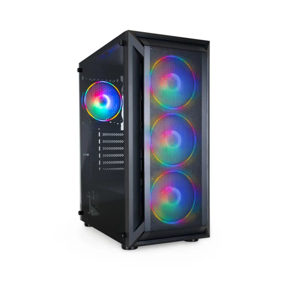 TooQ Caja Semitorre Gaming Ragnärok. Negra - detalle