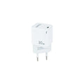 TooQ Cargador de Pared GAN USB-C/PD 30W. Blanco