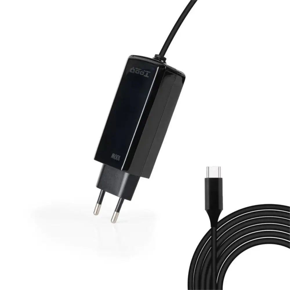 Tooq Cargador portátil GAN USB-C PD 100W Cúbico - detalle