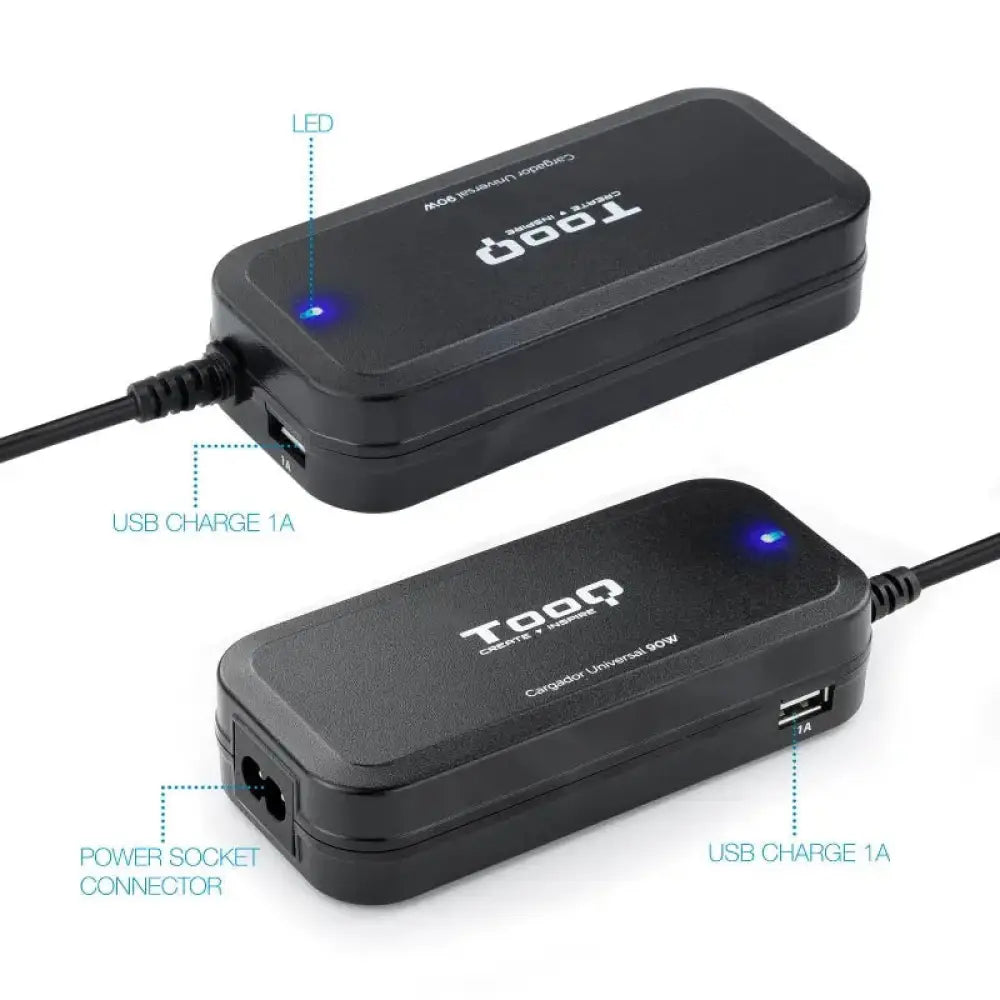 Tooq Cargador universal portátil automático 90w - detalle