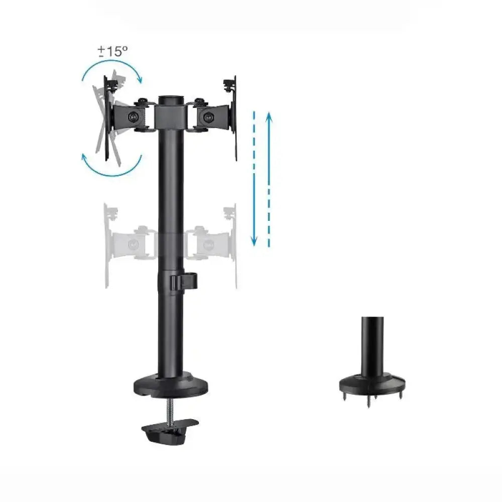 Tooq DB1132TN-B Soporte mesa 2 pantallas 17"-32" - detalle