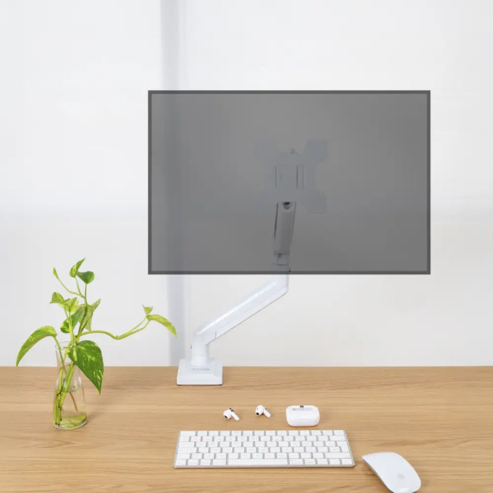TooQ DB1334TNR-W soporte para monitor 86.4 cm (34") Escritorio Blanco - detalle