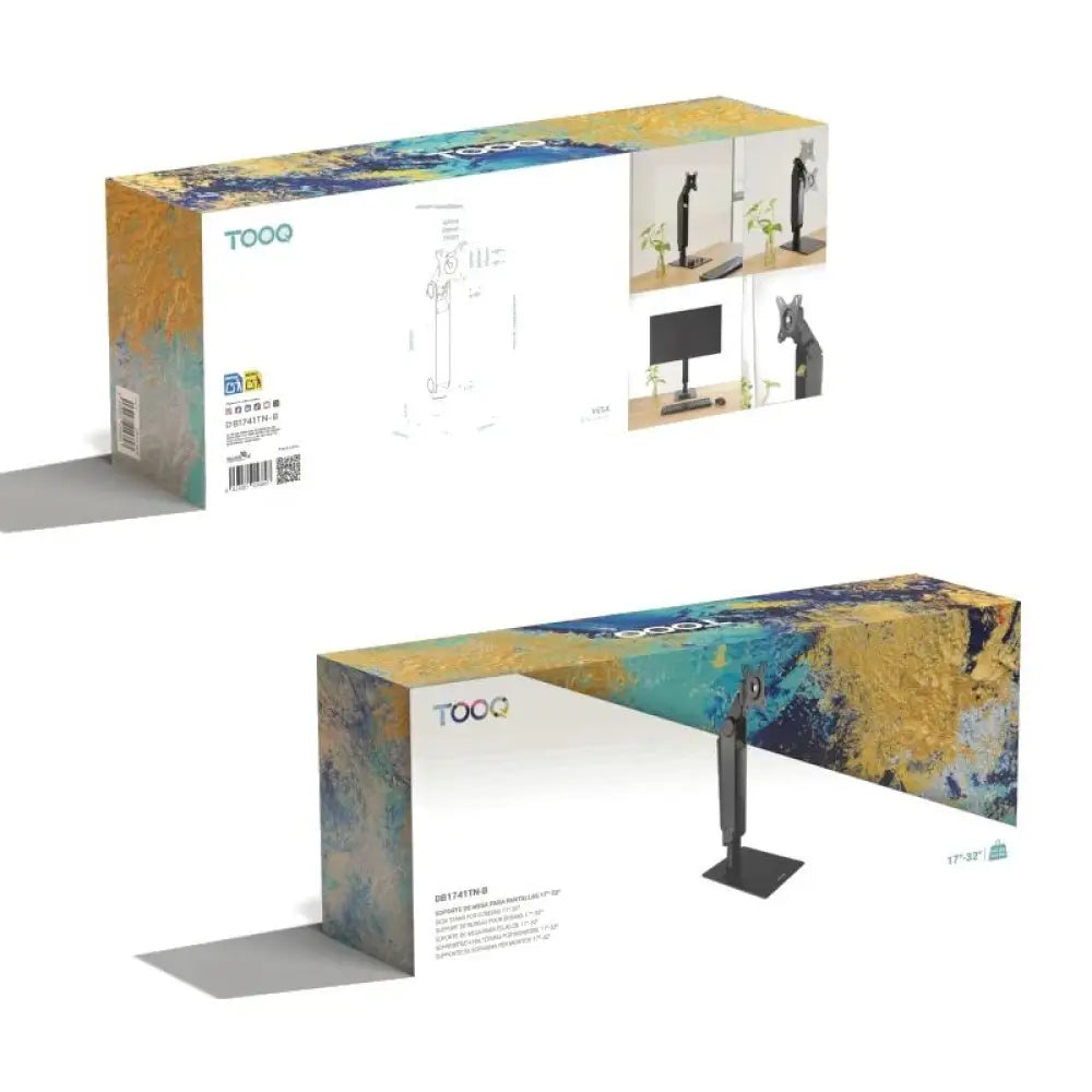 Tooq  DB1471TN-B Soporte Mesa Pantalla 17-32" - detalle