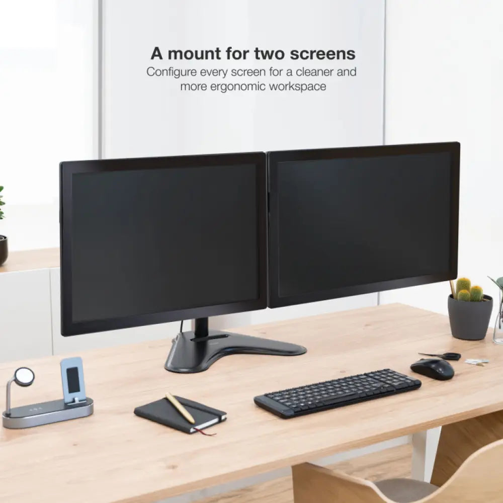 TooQ DB1702TN-B soporte para monitor 81.3 cm (32") Escritorio Negro - detalle