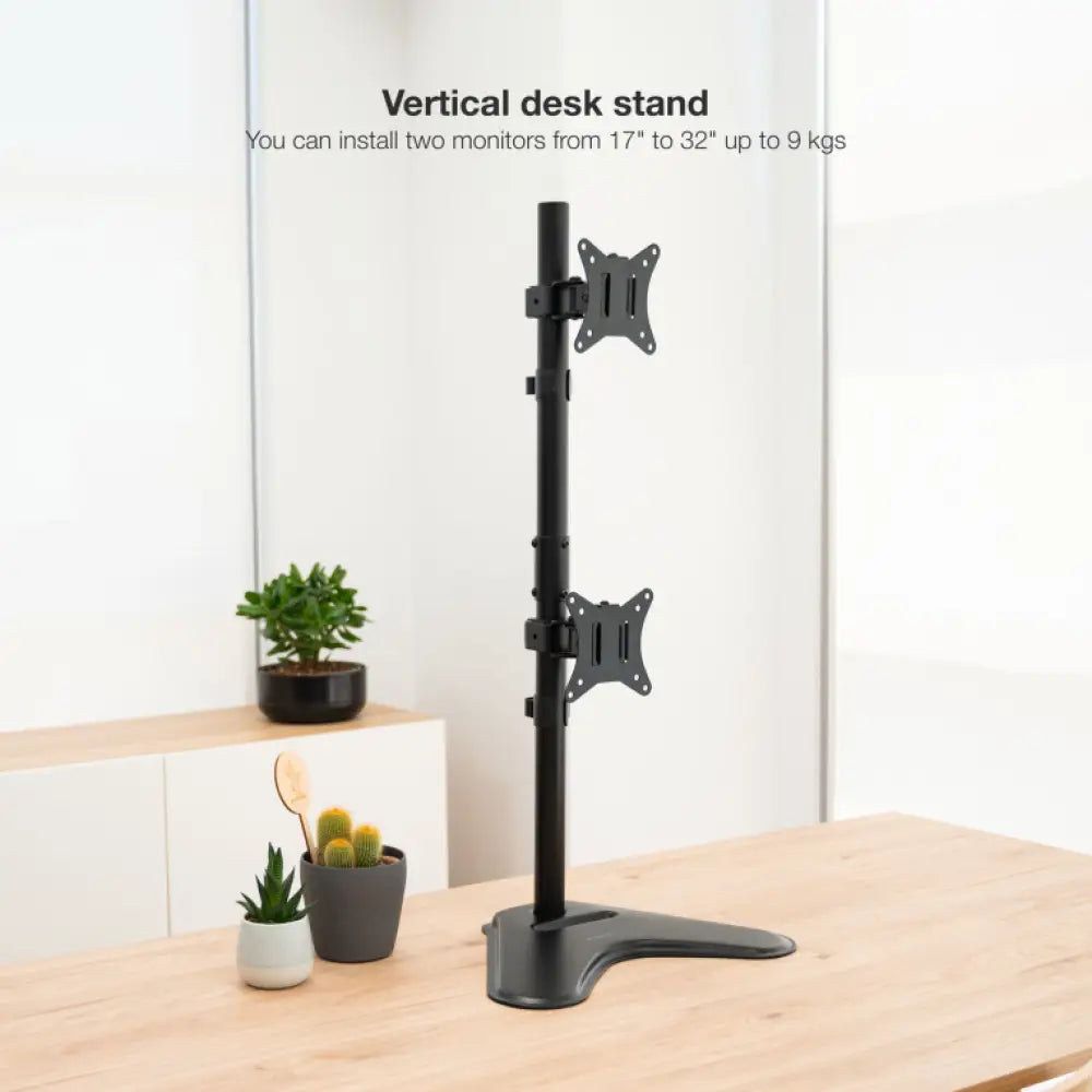 TooQ DB1703TNV-B soporte para monitor 81.3 cm (32") Escritorio Negro - detalle