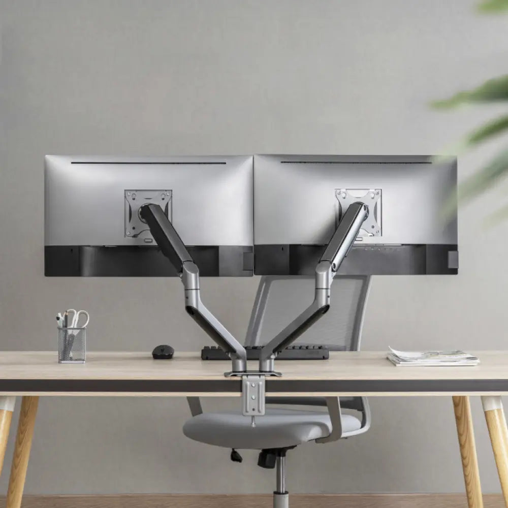 TooQ DB4132TNR-G soporte para monitor 81.3 cm (32") Escritorio Negro - detalle