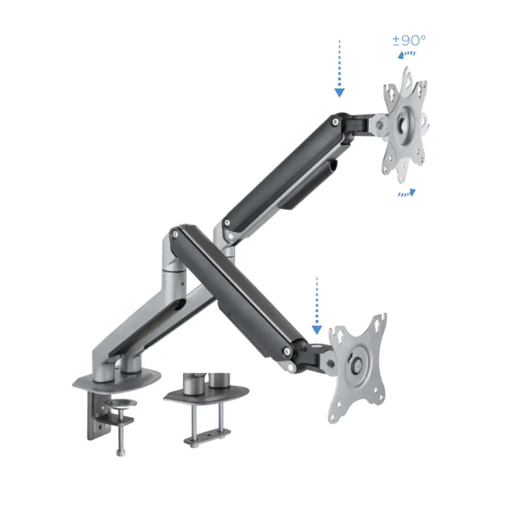 TooQ DB4132TNR-G soporte para monitor 81.3 cm (32") Escritorio Negro - detalle