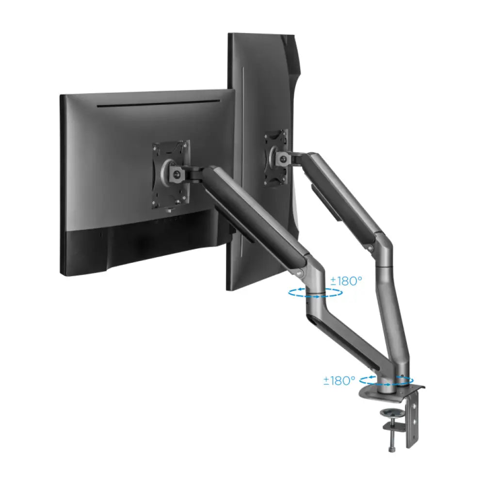 TooQ DB4132TNR-G soporte para monitor 81.3 cm (32") Escritorio Negro - detalle