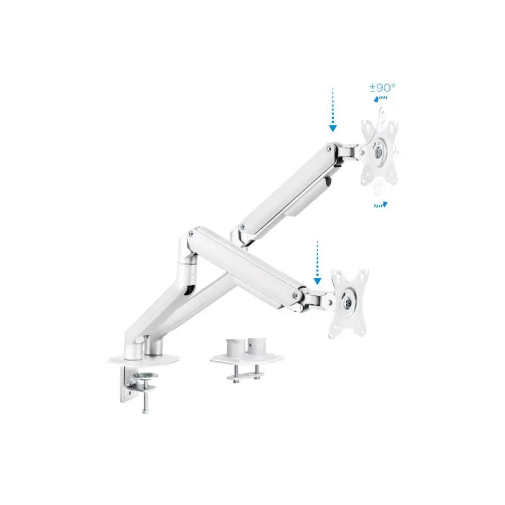 Tooq DB4132TNR-W Soport.mesa 2 monitor/tv 17-32" B - detalle
