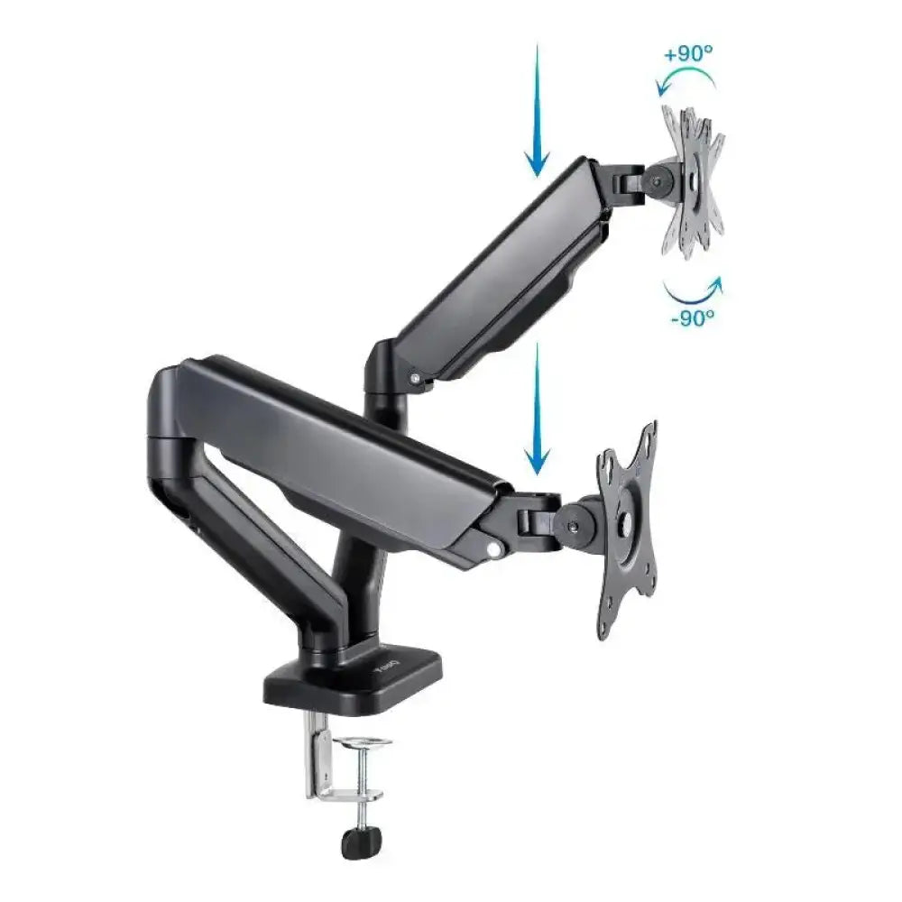 Tooq DB5132TNR-B Soporte mesa 2 brazos 17"-32" - detalle