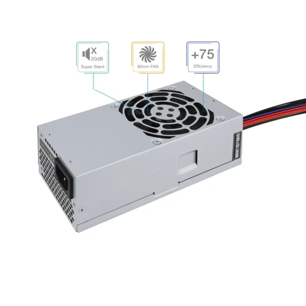 TooQ Ecopower II TFX OEM unidad de fuente de alimentación 500 W 20+4 pin ATX Plata - detalle