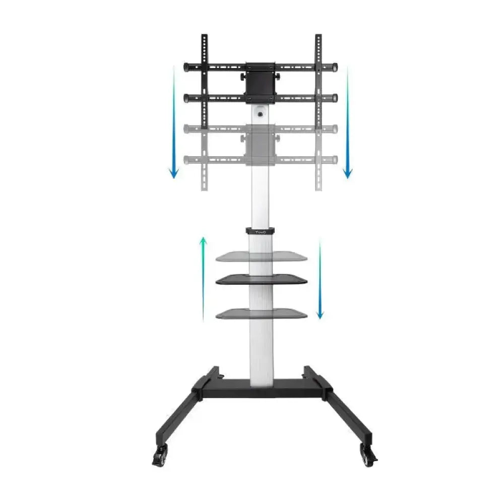 Tooq FS1886M-B Soporte suelo ruedas Hera 37"-86" - detalle