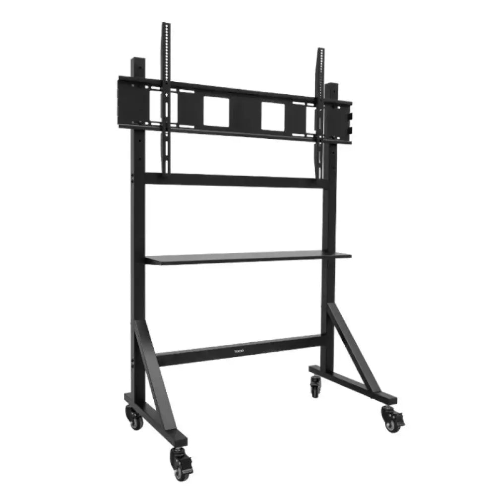 Soporte para ruedas Optimus de 60 a 105 pulgadas de la marca TOOQ, accesorios para televisión o monitor, en color negro