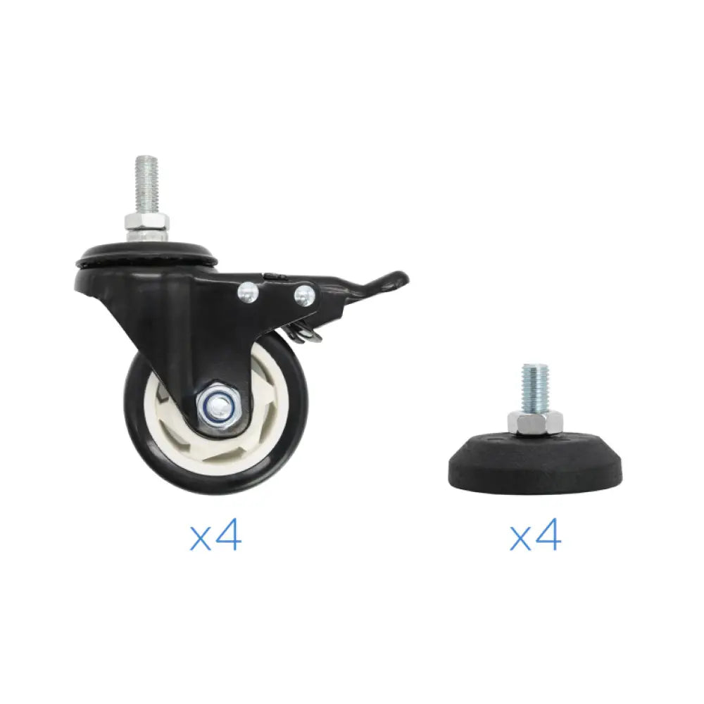 TooQ FS20200M-B Soporte de suelo con ruedas/patas para pantallas de 60" - 105" - detalle