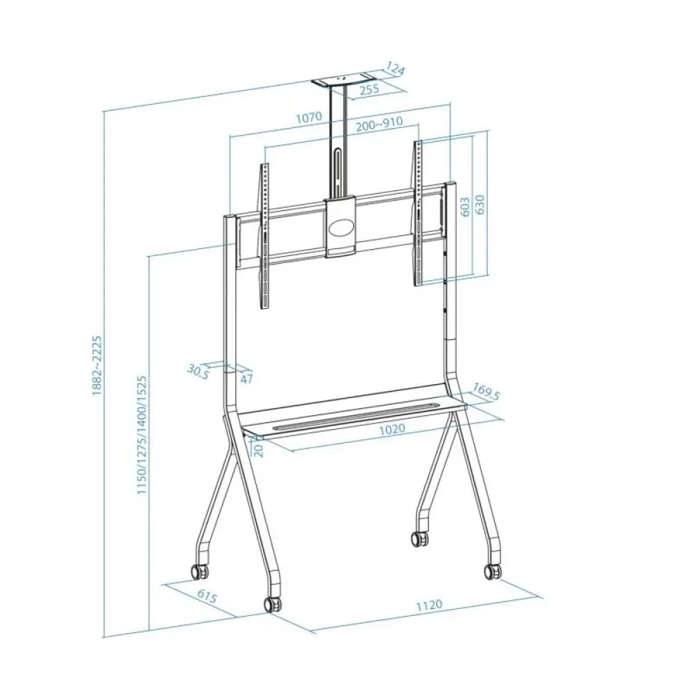 Tooq FS20208M-B Soporte suelo iSTAR 55"-100" - detalle