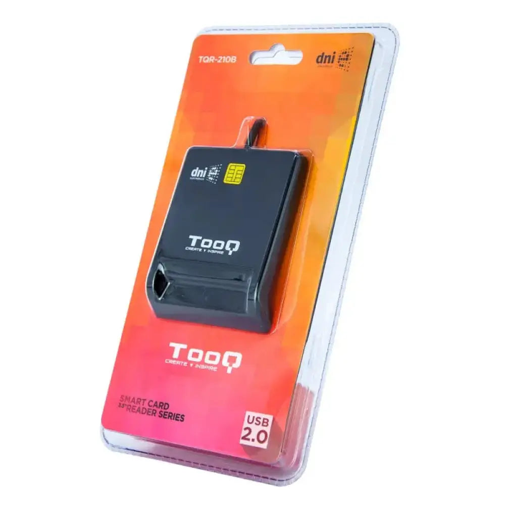 Tooq Lector de tarjetas DNIE usb 2.0 negro - detalle