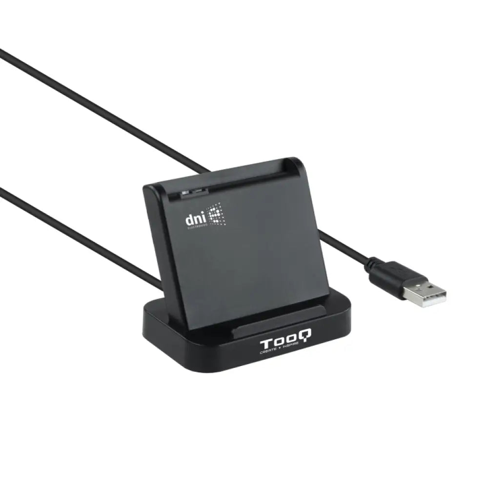 TooQ Lector de Tarjetas Inteligentes DNIe VISION USB 2.0. Negro