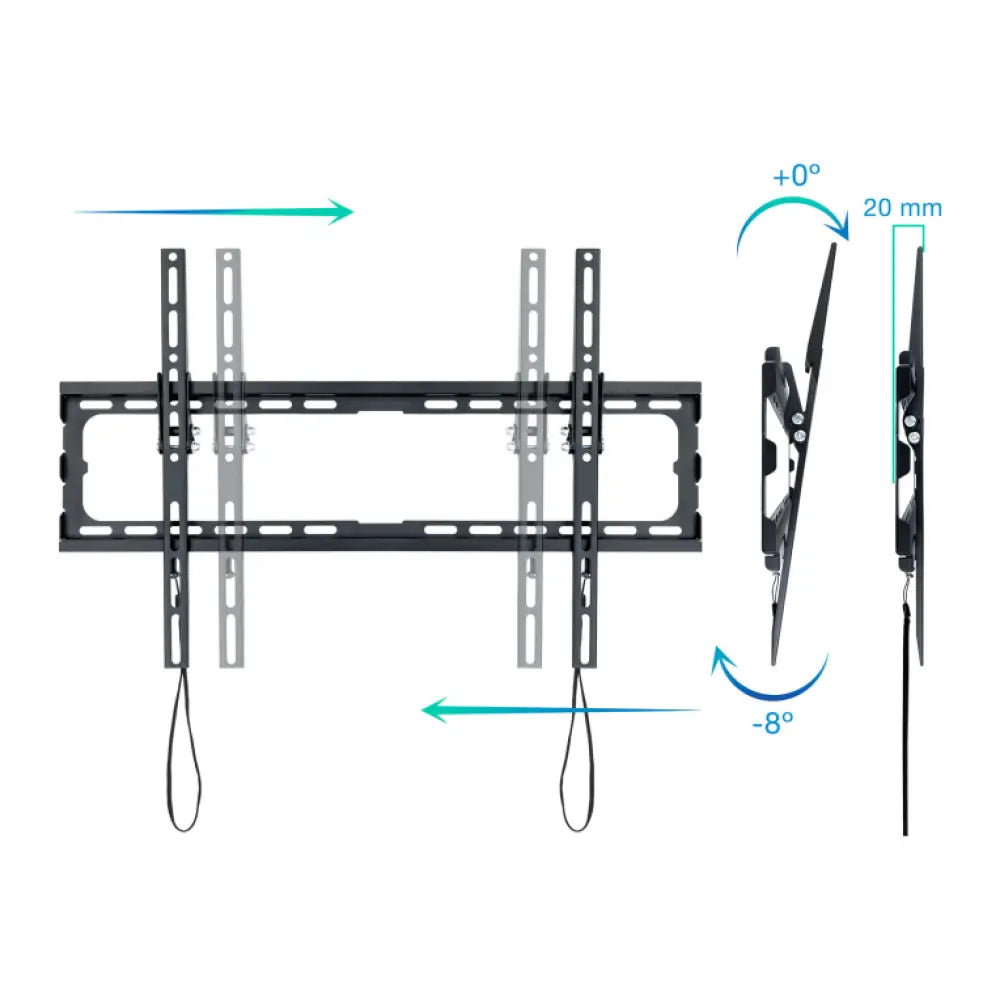 TooQ LP1081T-B soporte para TV 2.03 m (80") Negro - detalle