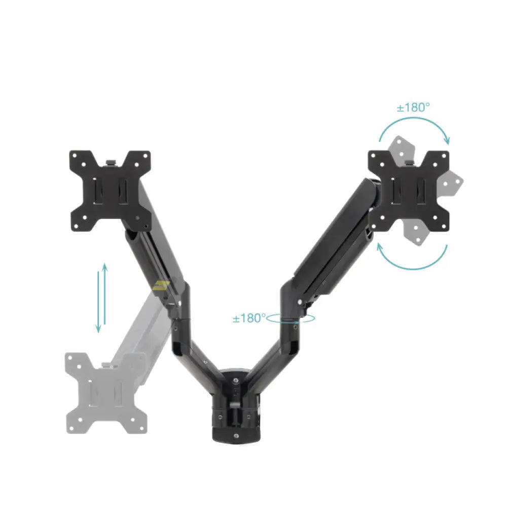 TooQ LP1434TNR-B soporte para monitor 86.4 cm (34") Escritorio Blanco - detalle