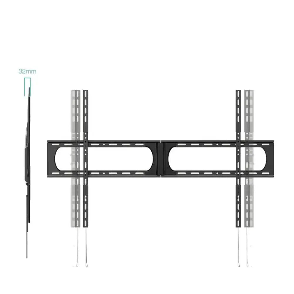 Tooq LP37140F-B Soporte Fijo Pared 37"-140", Negro - detalle