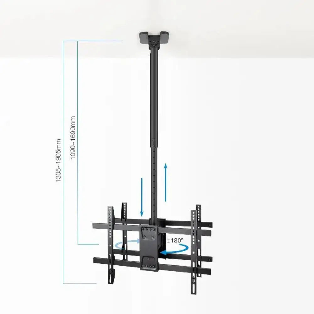Tooq LPCE2286TSLI-XL-B Soporte techo 2 TV 43"-86" - detalle