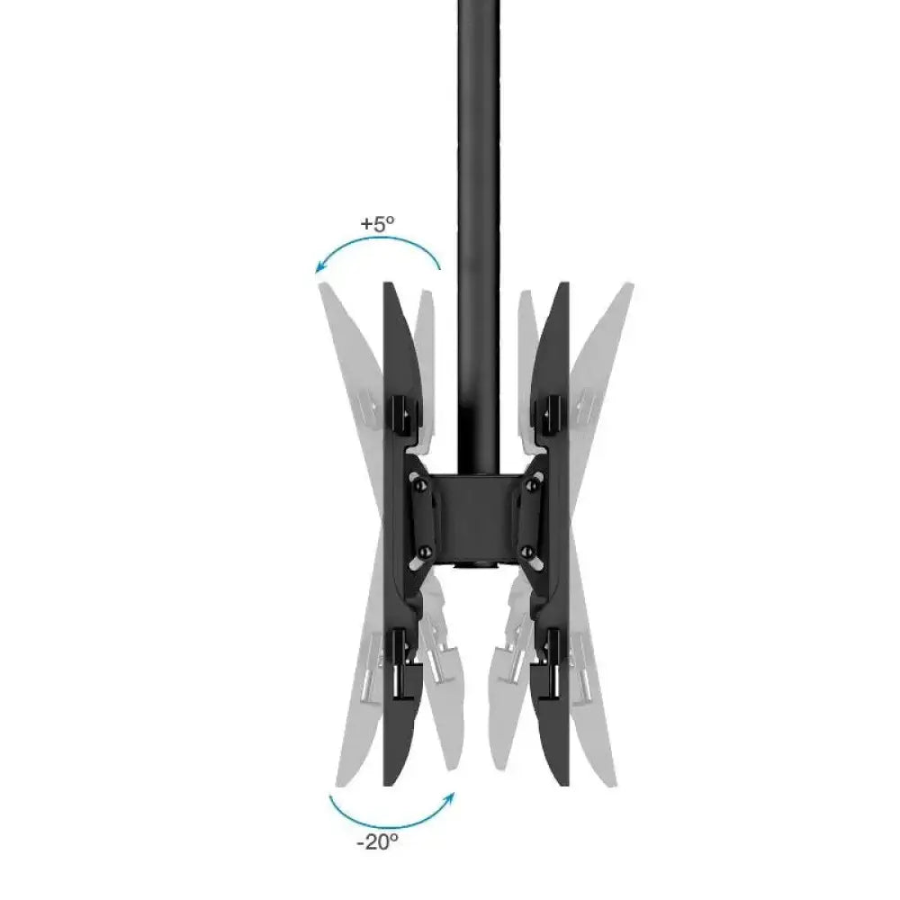 Tooq LPCE2286TSLI-XL-B Soporte techo 2 TV 43"-86" - detalle