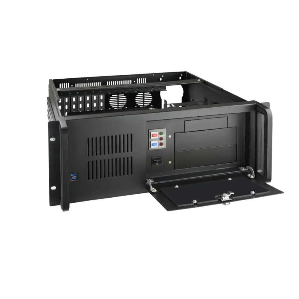 TooQ RACK-406N-USB3 armario rack Bastidor de pared Negro - detalle