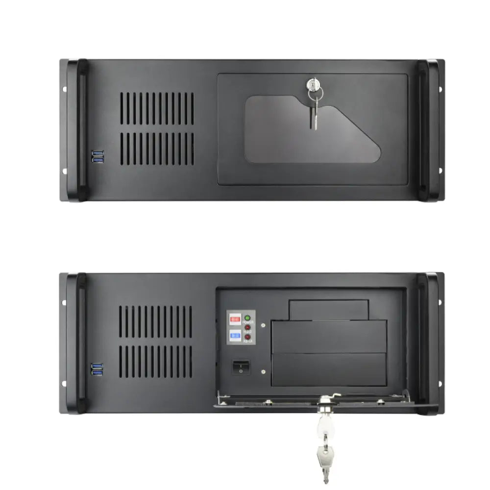 TooQ RACK-406N-USB3 armario rack Bastidor de pared Negro - detalle