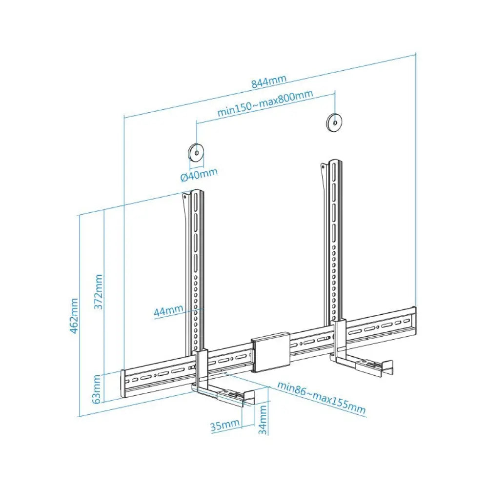Tooq Soporte Barra Sonido para TV Multinstalación - detalle