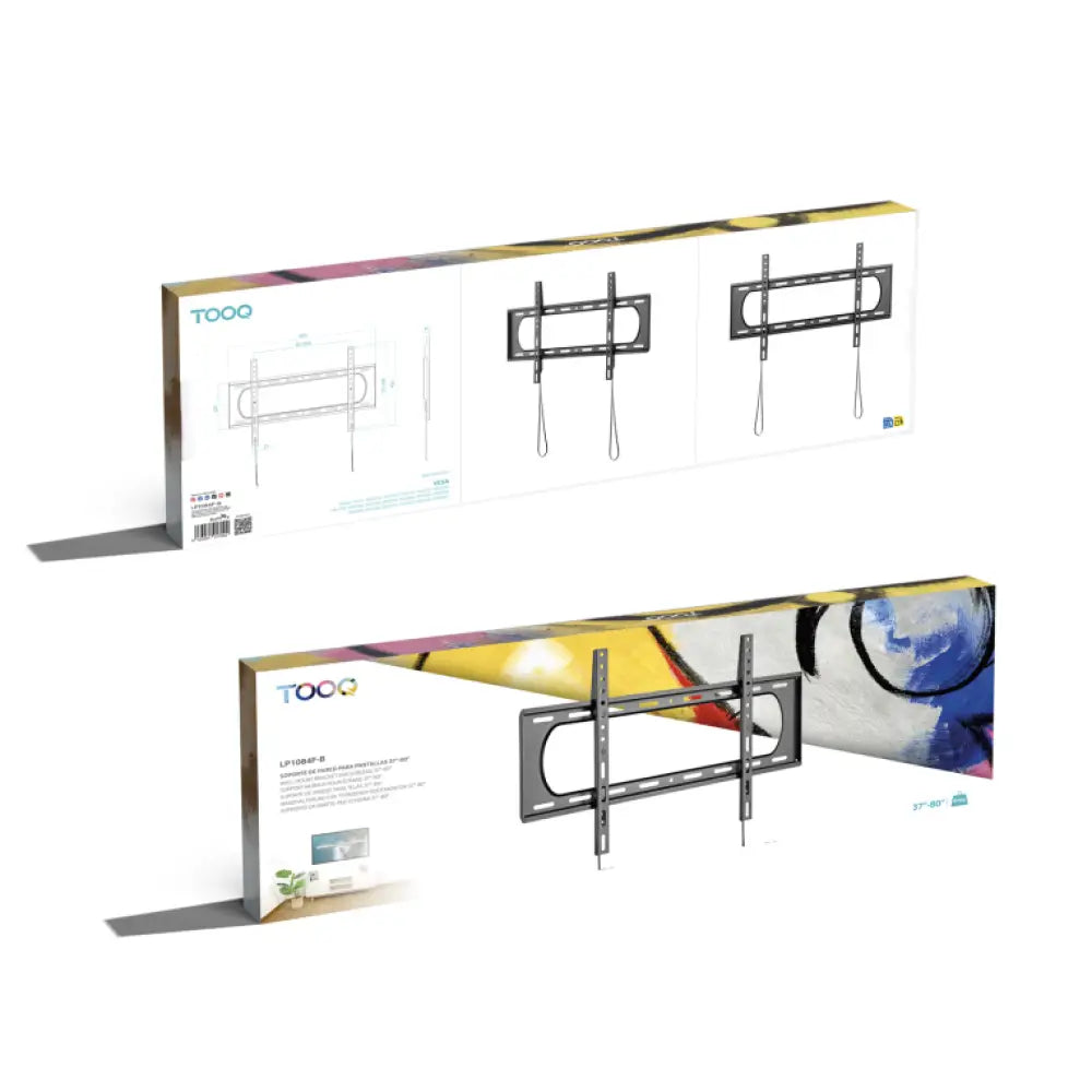 TooQ Soporte Fijo de pared para pantallas 37"- 80". Negro - detalle