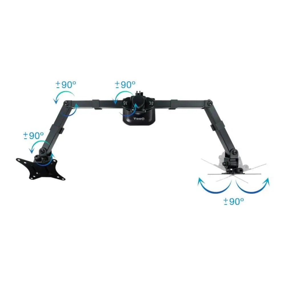 Tooq Soporte mesa DB1802TN-B 2 brazos 17-27" - detalle