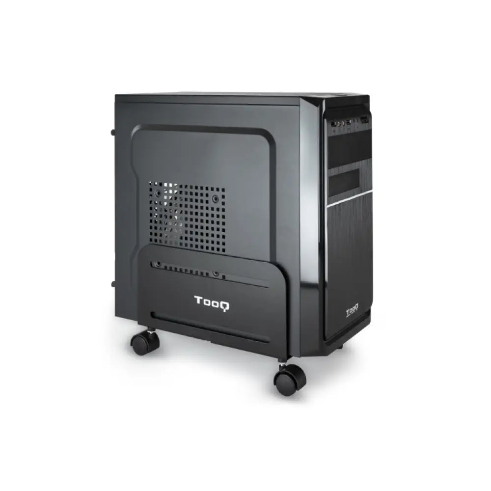 TooQ Soporte metálico para CPU de suelo con ruedas - detalle