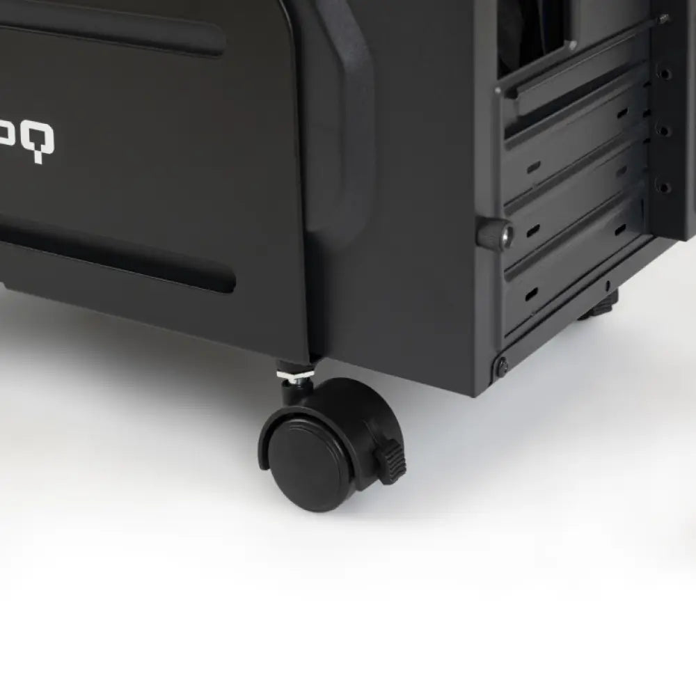 TooQ Soporte metálico para CPU de suelo con ruedas - detalle