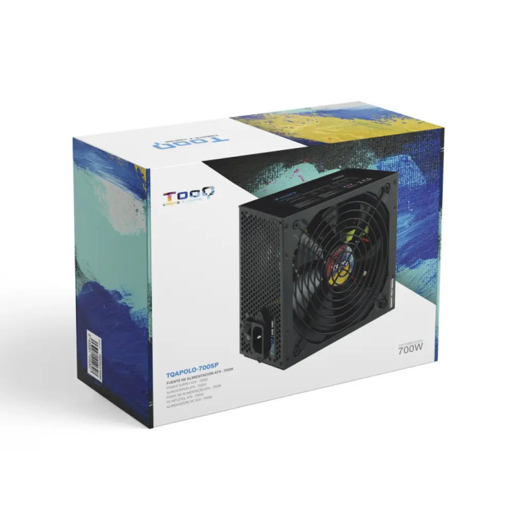 TooQ TQAPOLO-700SP unidad de fuente de alimentación 700 W 20+4 pin ATX ATX Negro - detalle