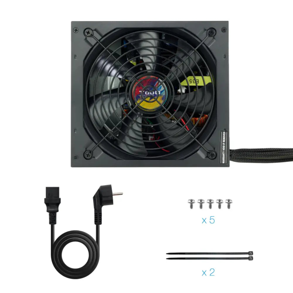 TooQ TQAPOLO-750SP unidad de fuente de alimentación 750 W 20+4 pin ATX ATX Negro - detalle