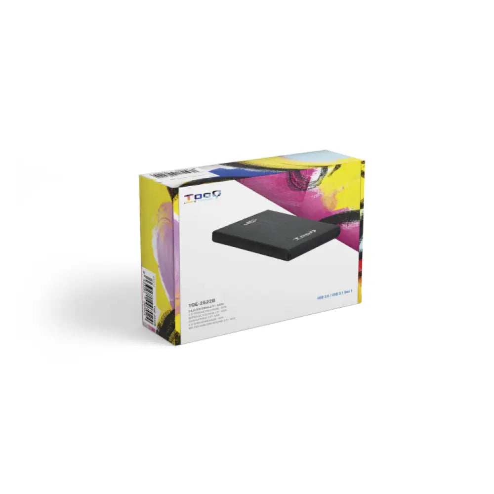 TooQ TQE-2522B caja para disco duro externo Caja de disco duro (HDD) Negro 2.5" - detalle
