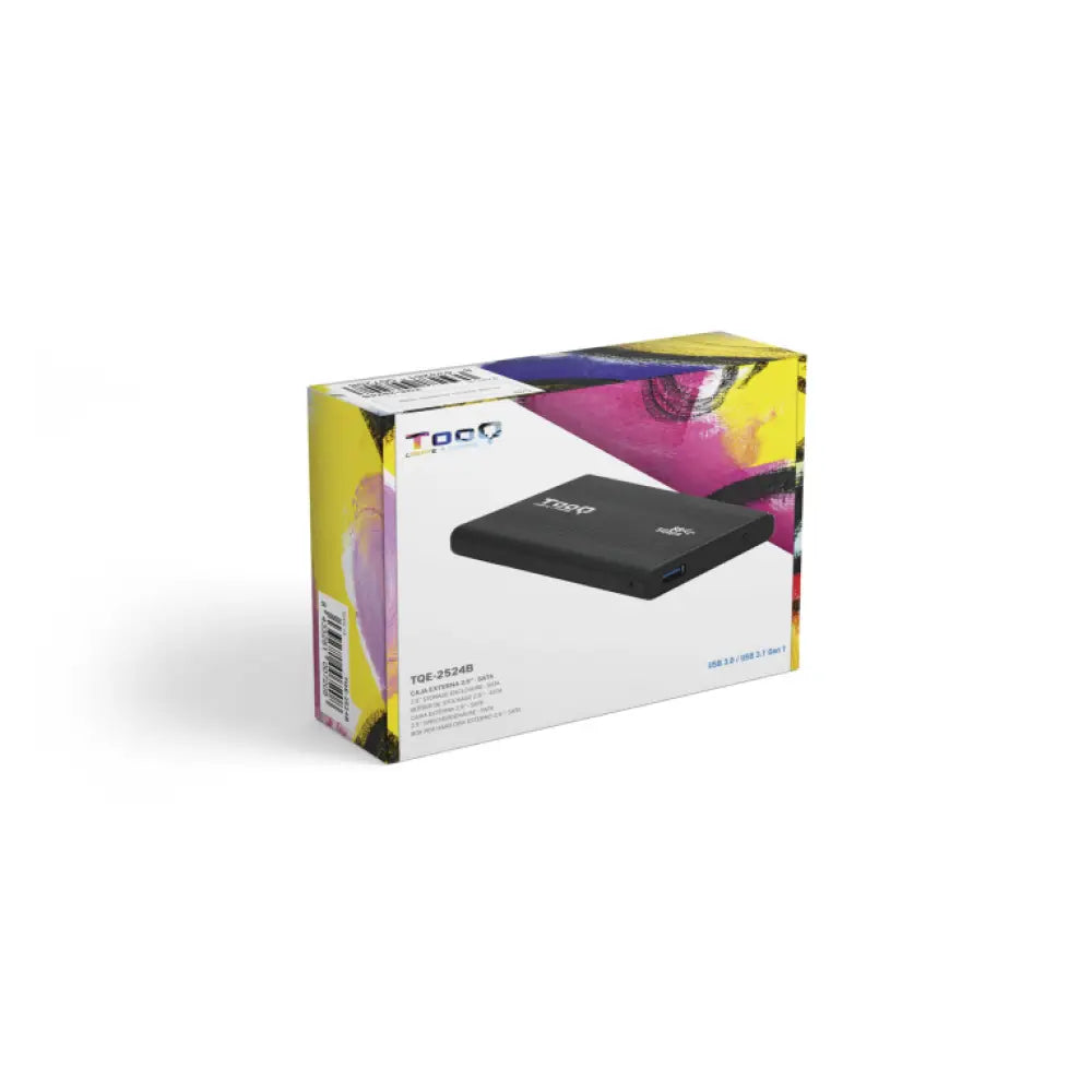 TooQ TQE-2524B caja para disco duro externo Caja de disco duro (HDD) Negro 2.5" - detalle