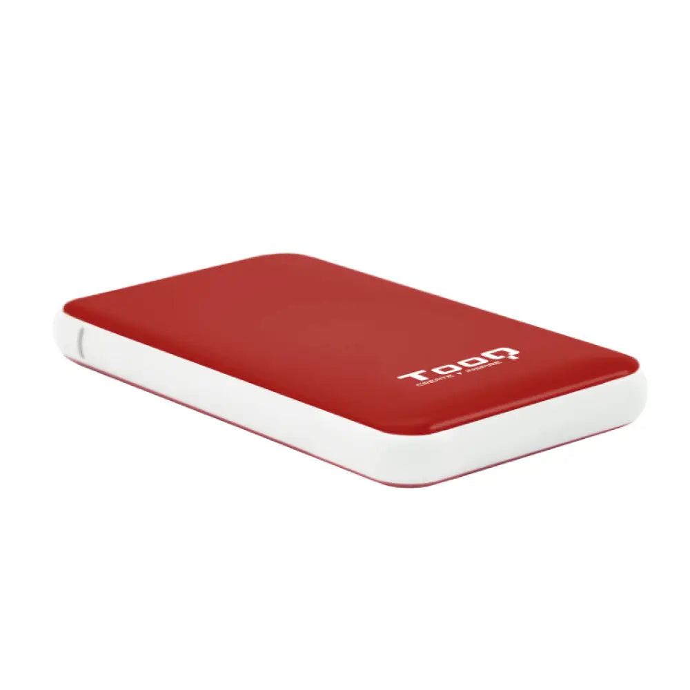 TooQ TQE-2528R caja para disco duro externo Caja externa para unidad de estado sólido (SSD) Rojo 2.5" - detalle