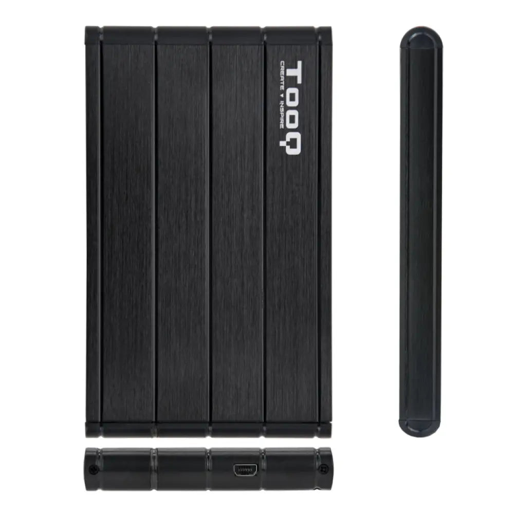 TooQ TQE-2530B caja para disco duro externo Caja de disco duro (HDD) Negro 2.5" - detalle