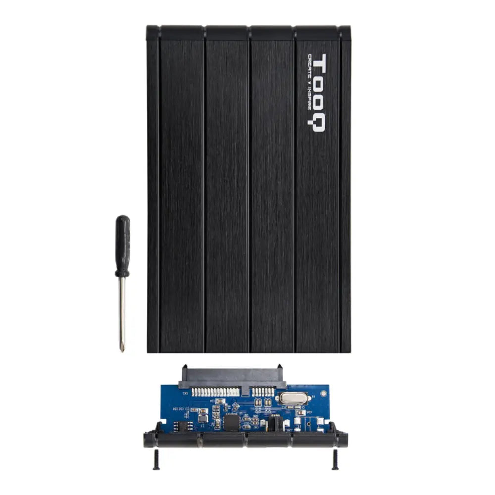 TooQ TQE-2530B caja para disco duro externo Caja de disco duro (HDD) Negro 2.5" - detalle