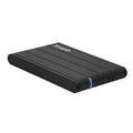 TooQ TQE-2530B caja para disco duro externo Caja de disco duro (HDD) Negro 2.5"