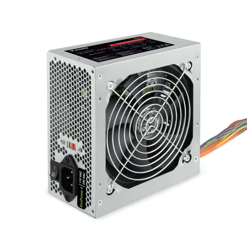 TooQ TQEP-500S-INT unidad de fuente de alimentación 500 W 24-pin ATX ATX Plata - detalle