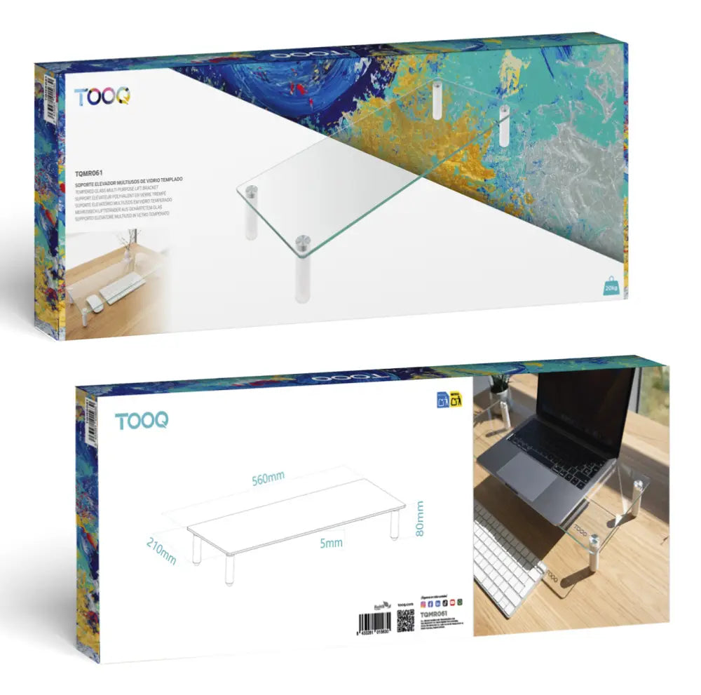 TooQ TQMR061 soporte para ordenador portátil Transparente - detalle