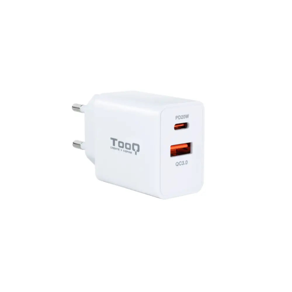 TooQ TQWC-2SC04WT cargador de dispositivo móvil Universal Blanco Corriente alterna Carga rápida Interior